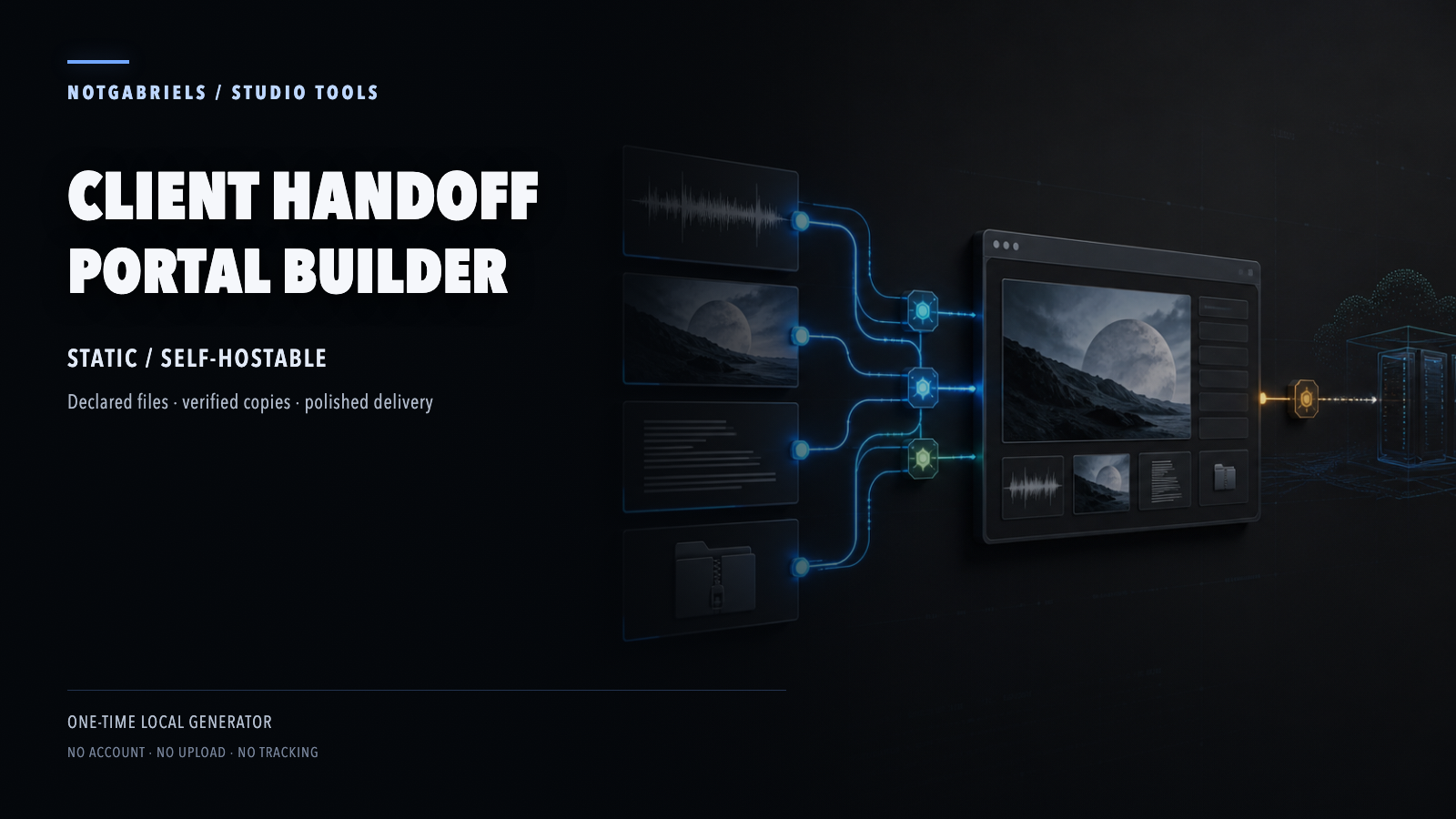 Client Handoff Portal Builder project artwork